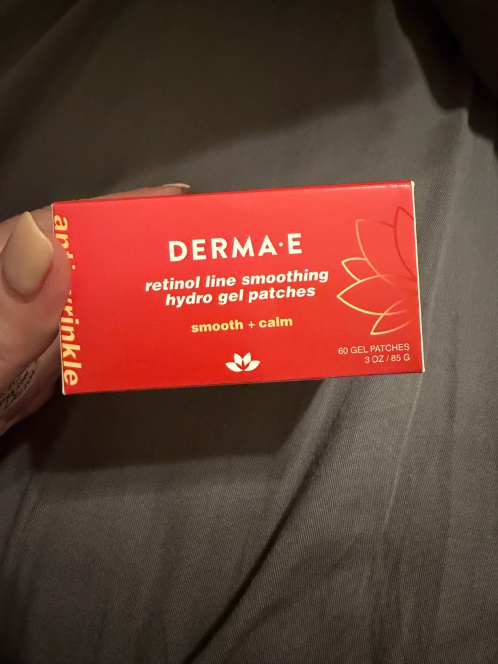 DERMA E Red Retinol Line Smoothing Hydro Gel Patches - 60 Pack
